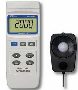 Lutron YK-2005LX LIGHT METER, Real time data logger