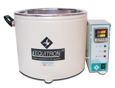 Oil Bath Round Clear Bottom