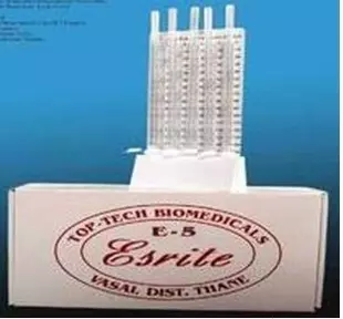 Esr Tubes & Stands, Esr Pipette Plastic Disposable, Esrite Top Tech Spares, Electrodes Stands