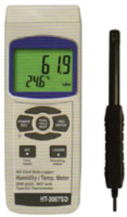 Lutron HT-3007SD Humidity/Temp. Meter + type K/J Temp.