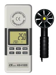 Lutron AM 4100B Anemometer and Temperature Meters - Taiwan Make