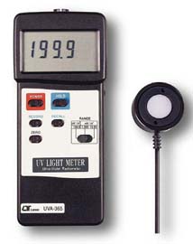 Lutron UVA-365A UV LIGHT METER, RS-232