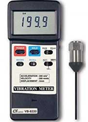 Lutron VB-8220 VIBRATION METER, Acceleration/Velocity/Displacement, RS-232