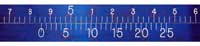 PI Tapes P01EZID .75 - 7 Inside Diameter Blue Easy to Read Inch Tapes