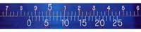 PI Tapes P02EZID .75 - 9 Inside Diameter Blue Easy to Read Inch Tapes