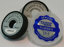 Taber CS-0 Rubber Specialty Wheels