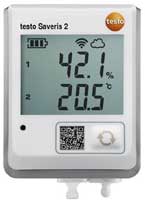Testo Saveris 2-H2 - WiFi data logger with display and connectable temperature and humidity probe